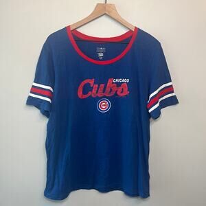 MLB Campus Lifestyle Chicago Cubs Women's Short Sleeve T-shirt Size X-Large